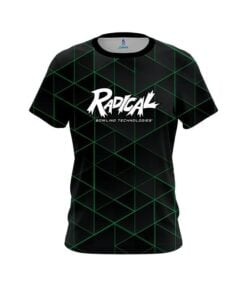 Radical Geo Green CoolWick Bowling Jersey