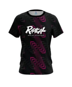 Radical Halftone Extreme Pink CoolWick Bowling Jersey