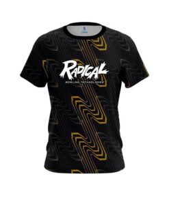 Radical Halftone Extreme Yellow CoolWick Bowling Jersey
