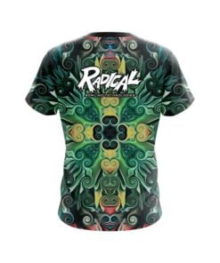 Alternative view of Radical Mosaic Bloom CoolWick Bowling Jersey