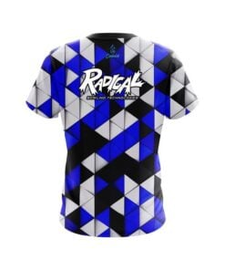 Alternative view of Radical Prism Blue CoolWick Bowling Jersey
