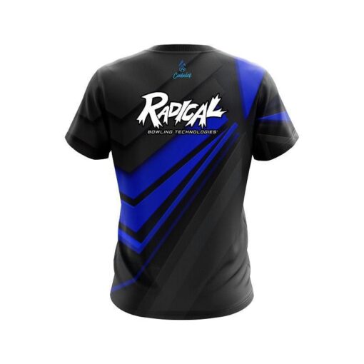 Radical Steaming Dynamic Blue CoolWick Bowling Jersey - Image 2