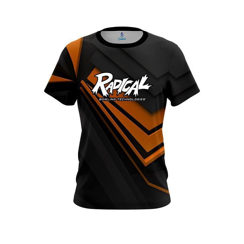 Radical Steaming Dynamic Orange CoolWick Bowling Jersey