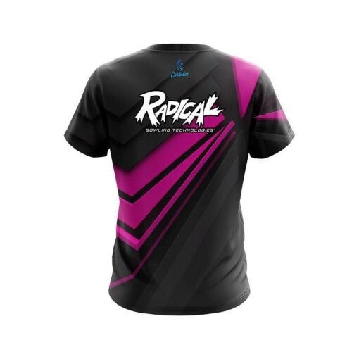 Radical Steaming Dynamic Pink CoolWick Bowling Jersey - Image 2