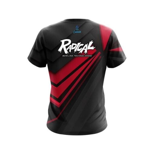 Radical Steaming Dynamic Red CoolWick Bowling Jersey - Image 2