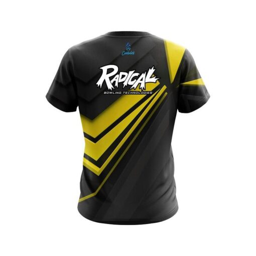 Radical Steaming Dynamic Yellow CoolWick Bowling Jersey - Image 2