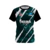 CoolWick Reel Deal Marble Aqua Fisher CoolWick Fishing Jersey