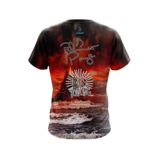 Rhino Page Big Bowling Volcano Replica CoolWick Bowling Jersey - Image 2