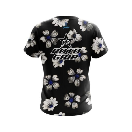 Roto Grip Daisy Blue CoolWick Bowling Jersey - Image 2