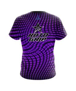 Alternative view of Roto Grip Dyanamic Flux Purple CoolWick Bowling Jersey