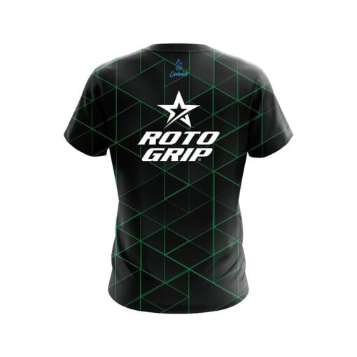 Roto Grip Geo Green CoolWick Bowling Jersey - Image 2