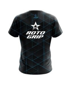 Alternative view of Roto Grip Geo Light Blue CoolWick Bowling Jersey