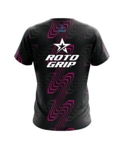 Alternative view of Roto Grip Halftone Extreme Pink CoolWick Bowling Jersey