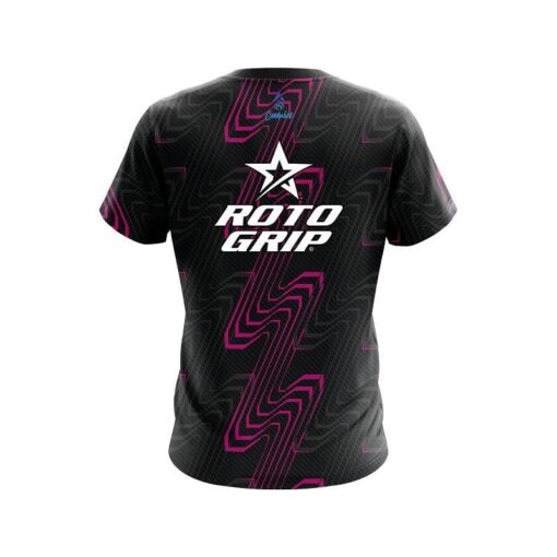 Roto Grip Halftone Extreme Pink CoolWick Bowling Jersey - Image 2
