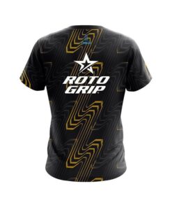 Alternative view of Roto Grip Halftone Extreme Yellow CoolWick Bowling Jersey