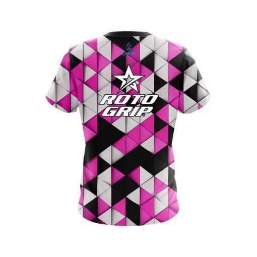 Roto Grip Prism Pink CoolWick Bowling Jersey - Image 2
