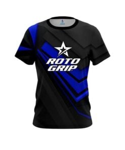 Roto Grip Steaming Dynamic Blue CoolWick Bowling Jersey