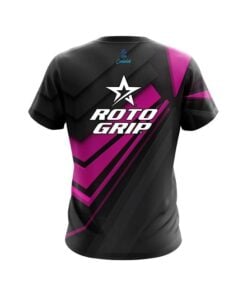 Alternative view of Roto Grip Steaming Dynamic Pink CoolWick Bowling Jersey