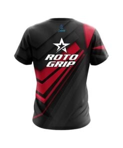 Alternative view of Roto Grip Steaming Dynamic Red CoolWick Bowling Jersey