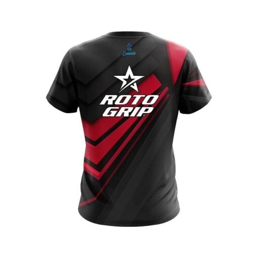 Roto Grip Steaming Dynamic Red CoolWick Bowling Jersey - Image 2