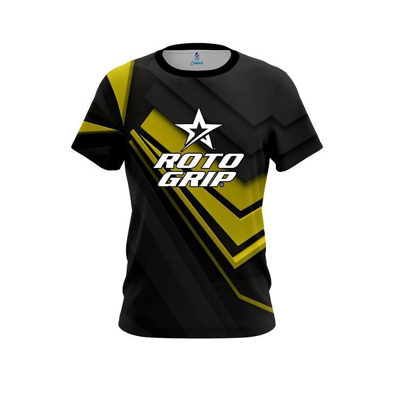 Roto Grip Steaming Dynamic Yellow CoolWick Bowling Jersey