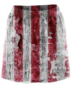 Rustic USA Flag CoolWick Bowling Skort