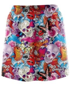 Skull Love CoolWick Bowling Skort