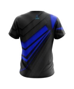 Alternative view of Plain Steaming Dynamic Blue CoolWick Bowling Jersey