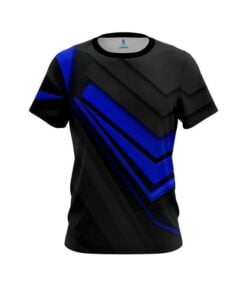 Plain Steaming Dynamic Blue CoolWick Bowling Jersey