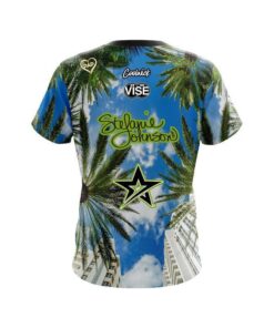 Alternative view of Stefanie Johnson Roto Grip Livin the Dream Miami CoolWick Bowling Jersey