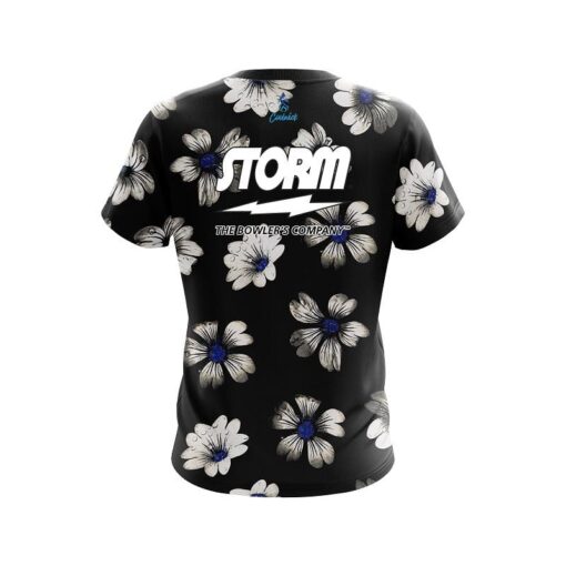 Storm Daisy Blue CoolWick Bowling Jersey - Image 2