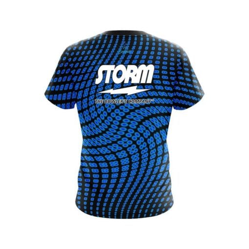 Storm Dyanamic Flux Blue CoolWick Bowling Jersey - Image 2