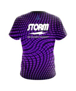 Alternative view of Storm Dyanamic Flux Purple CoolWick Bowling Jersey