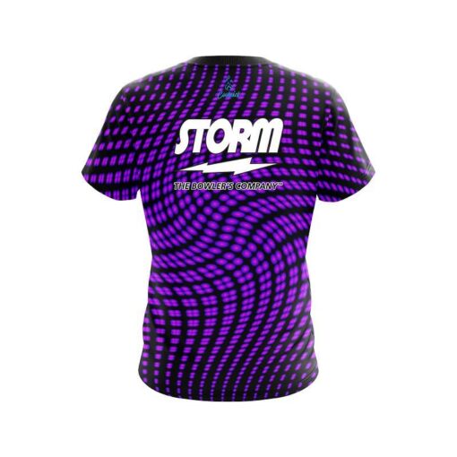 Storm Dyanamic Flux Purple CoolWick Bowling Jersey - Image 2