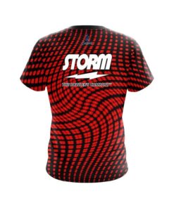 Alternative view of Storm Dyanamic Flux Red CoolWick Bowling Jersey