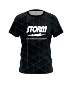 Storm Geo Light Blue CoolWick Bowling Jersey