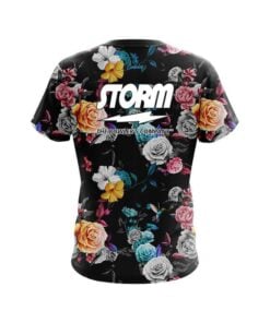 Alternative view of Storm Hummingbird Watercolor Art CoolWick Bowling Jersey