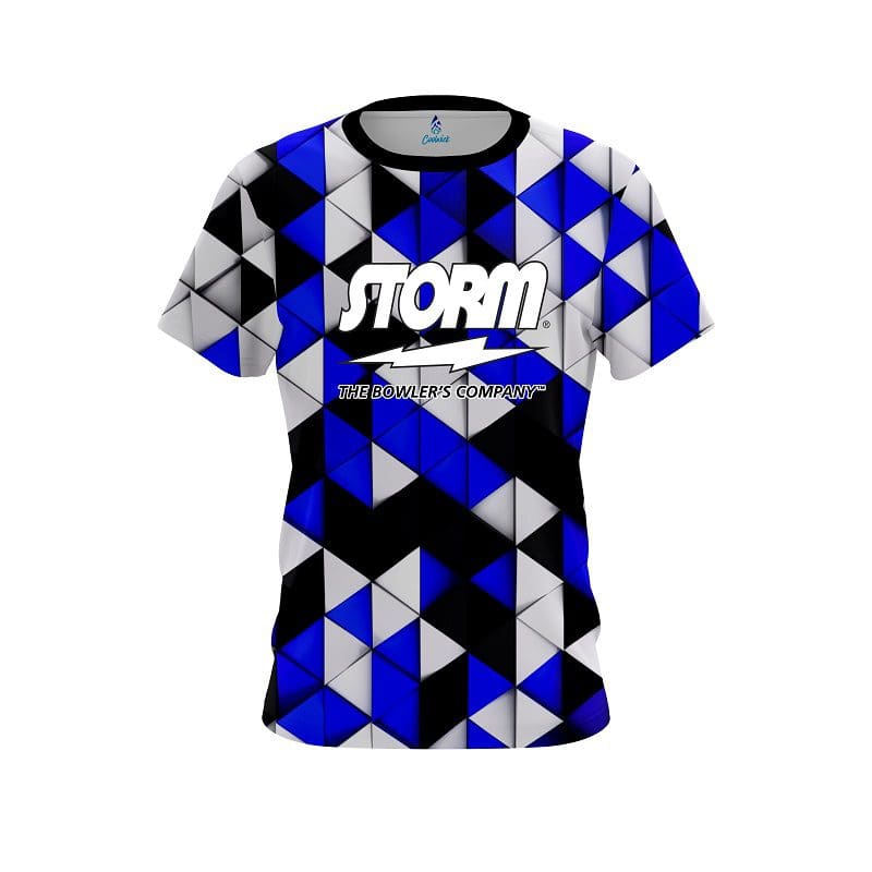 Storm Prism Blue CoolWick Bowling Jersey