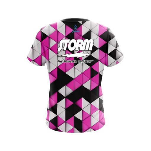 Storm Prism Pink CoolWick Bowling Jersey - Image 2