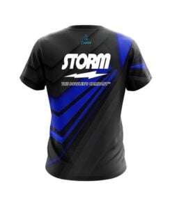 Alternative view of Storm Steaming Dynamic Blue CoolWick Bowling Jersey