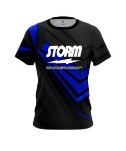 Storm Steaming Dynamic Blue CoolWick Bowling Jersey
