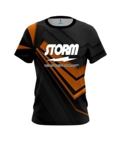 Storm Steaming Dynamic Orange CoolWick Bowling Jersey