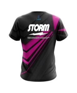 Alternative view of Storm Steaming Dynamic Pink CoolWick Bowling Jersey