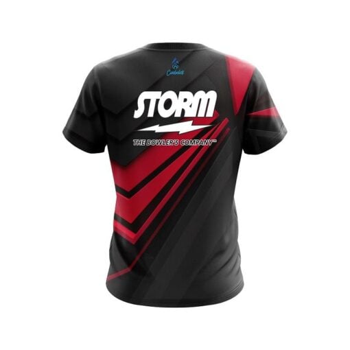 Storm Steaming Dynamic Red CoolWick Bowling Jersey - Image 2