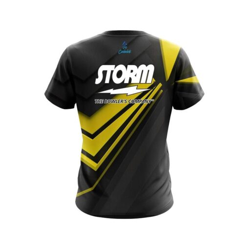 Storm Steaming Dynamic Yellow CoolWick Bowling Jersey - Image 2