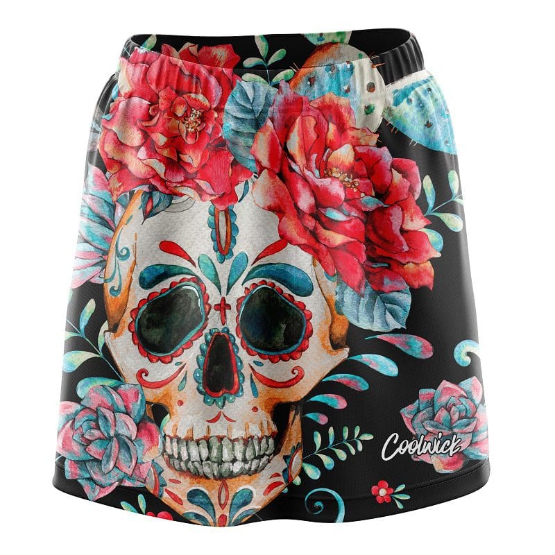 Sugar Skull CoolWick Bowling Skort
