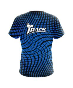 Alternative view of Track Dyanamic Flux Blue CoolWick Bowling Jersey