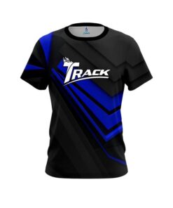 Track Steaming Dynamic Blue CoolWick Bowling Jersey