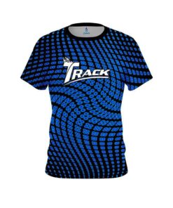 Track Dyanamic Flux Blue CoolWick Bowling Jersey