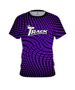 Track Dyanamic Flux Purple CoolWick Bowling Jersey